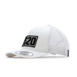 SS20 - Barcode Trucker Snapback Cap White