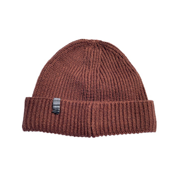 SS20 Basic Tab Recycled Harbour Beanie - Walnut