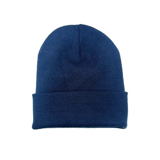 SS20 Basic Tab Recycled Cuff Beanie - Navy
