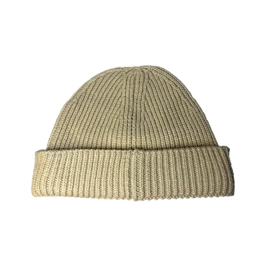 SS20 Basic Tab Recycled Harbour Beanie - Oatmeal