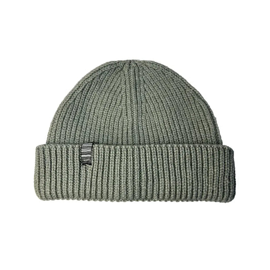 SS20 Basic Tab Recycled Harbour Beanie - Light Grey