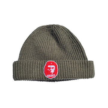 SS20 Che Cornelius Recycled Harbour Beanie - Olive Green