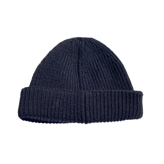 SS20 Stoned Fish Recycled Harbour Beanie - Black