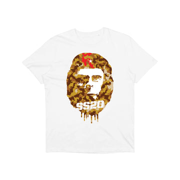 SS20 - Che Cornelius - Desert Camo - White T-shirt