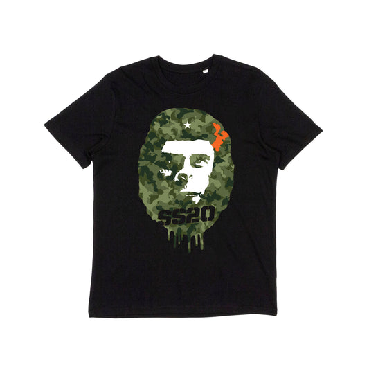 SS20 - Che Cornelius - Khaki Green Camo - Black T-shirt