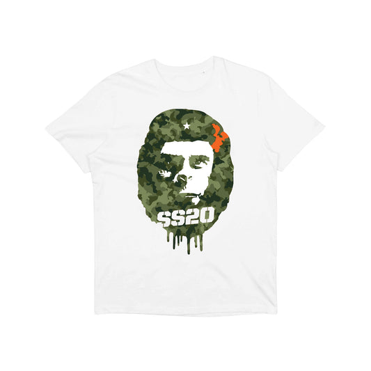 SS20 - Che Cornelius - Khaki Green Camo - White T-shirt