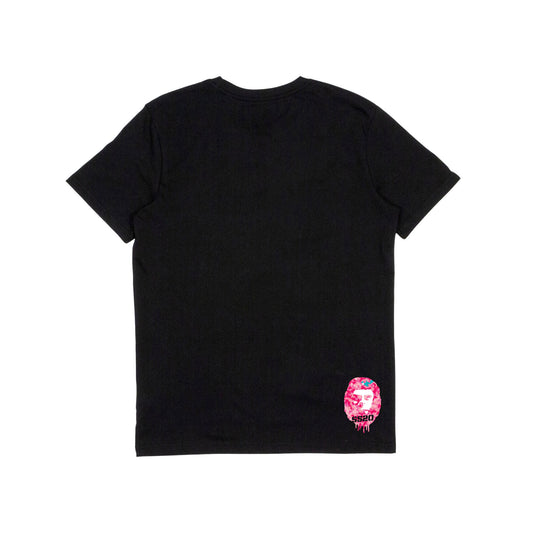 SS20 - Che Cornelius - Pink Camo - Black T-shirt