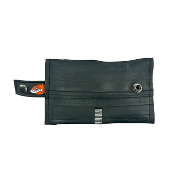 SS20 Stoned Fish Recycled Wallet - Small - Black