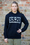 SS20 Limited Edition Barcode Hooded Sweatshirt - Black/Silver