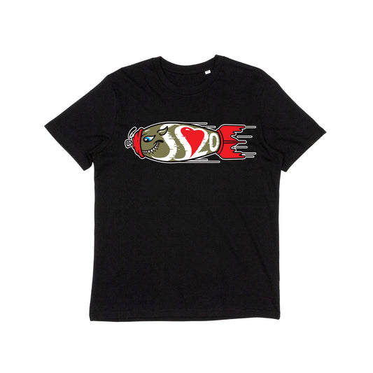 SS20 - Spray Can Rocket - Black T-shirt