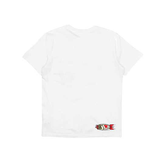 SS20 - Spray Can Rocket - White T-shirt