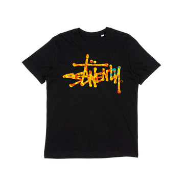 SSTWENTY - Camo - Fiery - Black T-shirt
