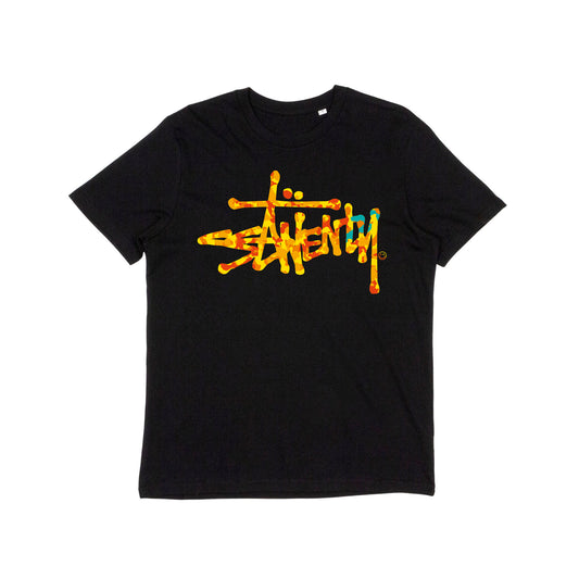 SSTWENTY - Camo - Fiery - Black T-shirt