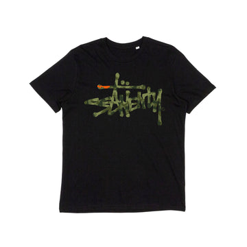 SSTWENTY - Camo - Khaki Green - Black T-shirt