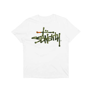 SSTWENTY - Camo - Khaki Green - White T-shirt