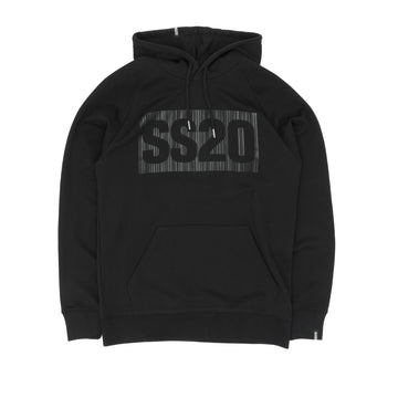 SS20 Barcode Hooded Sweatshirt - Black