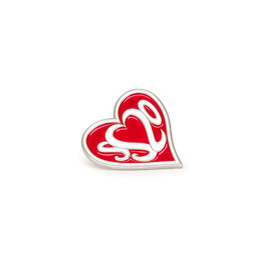 SS20 Enamel Heart Pin Badge