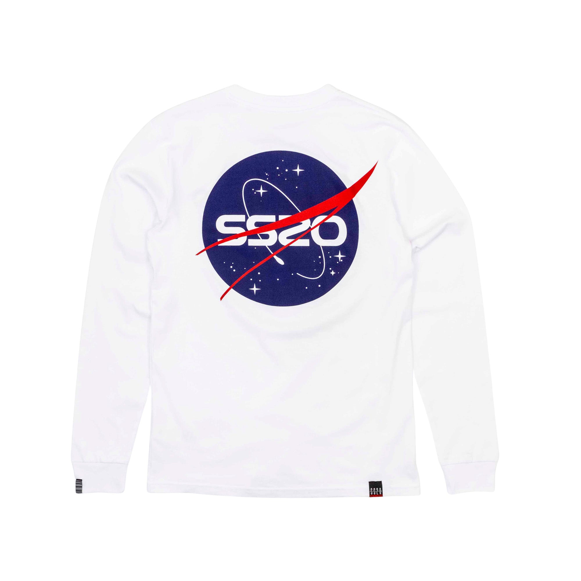 SS20 NASA Long Sleeve T Shirt White weareSS20