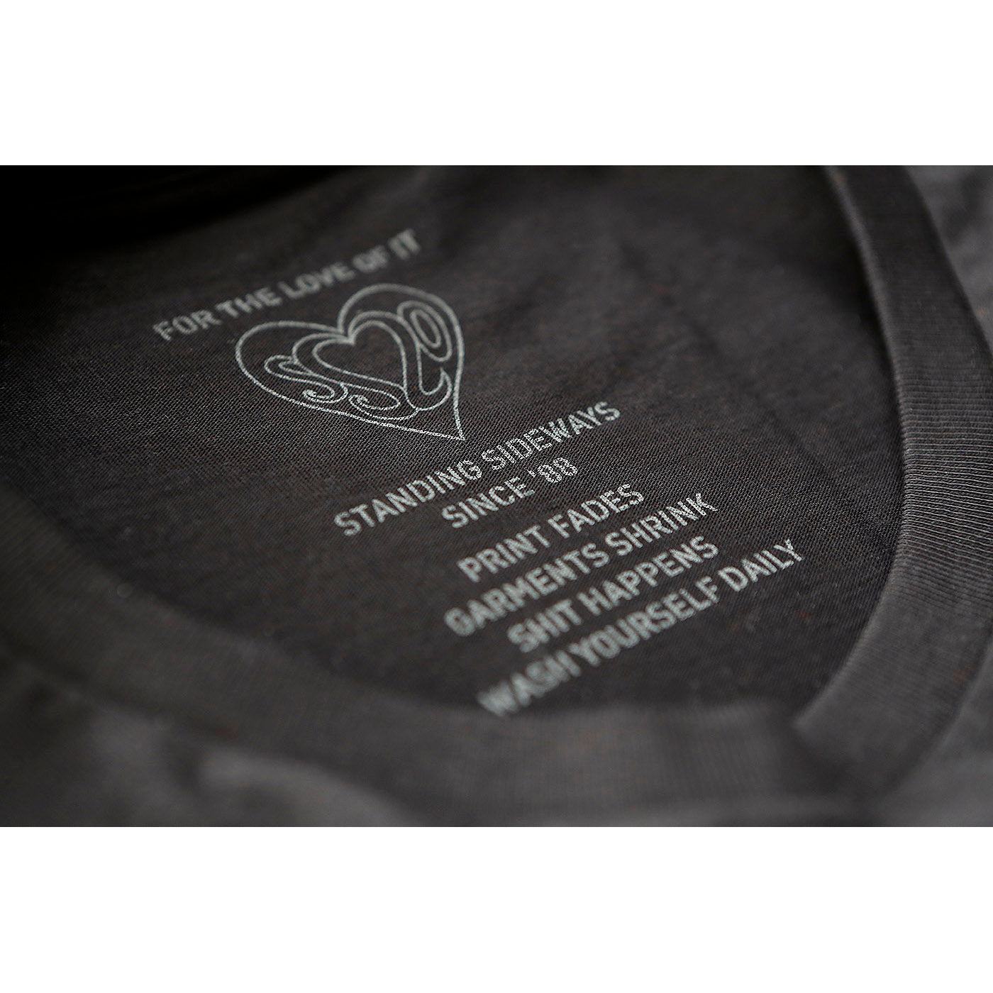 SS20 Heart Logo Hooded Sweatshirt - Black