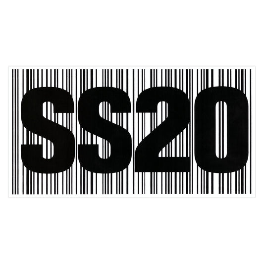 SS20 Barcode Sticker Large