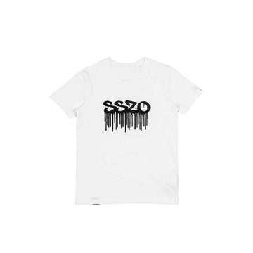 SS20 Spray Drips Kids T-Shirt - White
