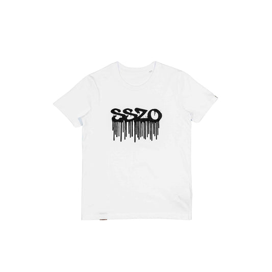 SS20 Spray Drips Kids T-Shirt - White