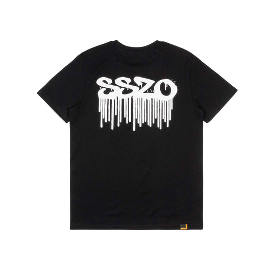 SS20 Spray Drips T-Shirt - Black