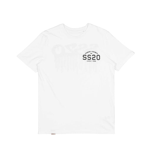 SS20 Spray Drips T-Shirt - White