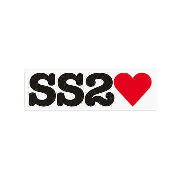 SS20 Love Sticker - White
