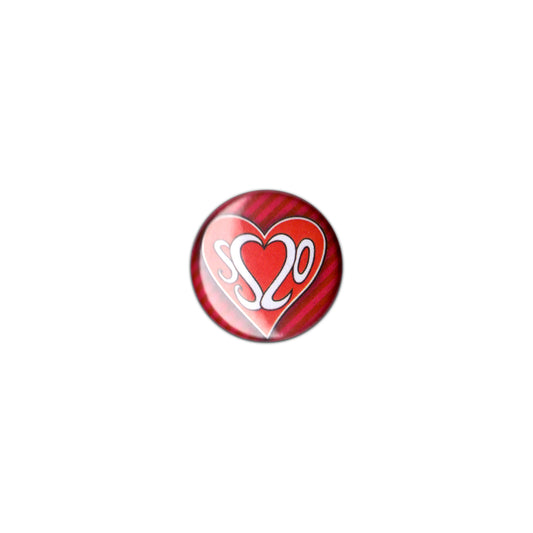 SS20 Simple Heart Pin Badge