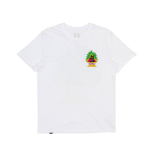 SS20 Cats & Triangles Snowball T-Shirt - White