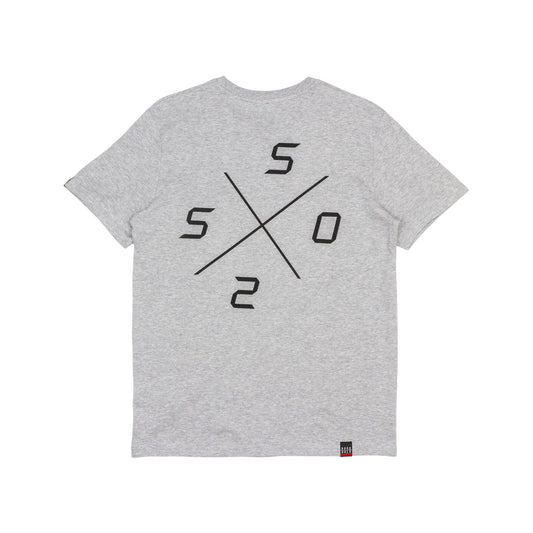 SS20 Cross T-Shirt - Heather Grey