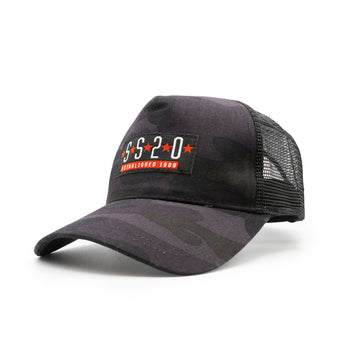 SS20 - Five Star Camo Snapback Trucker Hat