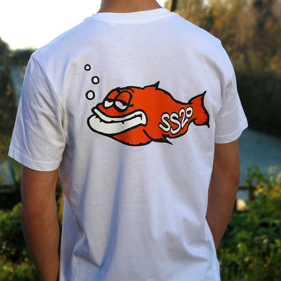 SS20 Big Toxic Fish T-Shirt - White