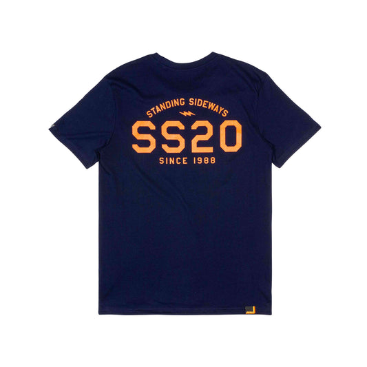 SS20 Three Lines Extra T-Shirt- Navy