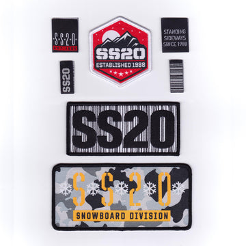 SUPER-SALVAGE - SS20 Snowboard-Division Patches & Labels