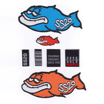 SUPER-SALVAGE - SS20 Toxic-Fish Patches & Labels