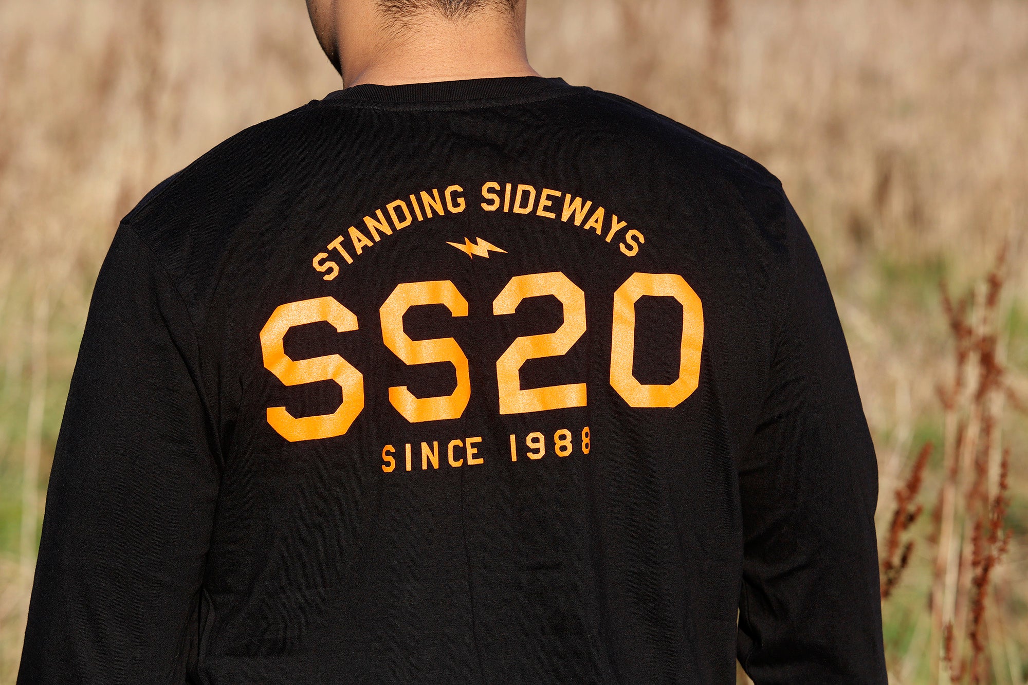 SS20 Three Lines Long Sleeve T-Shirt - Black – weareSS20