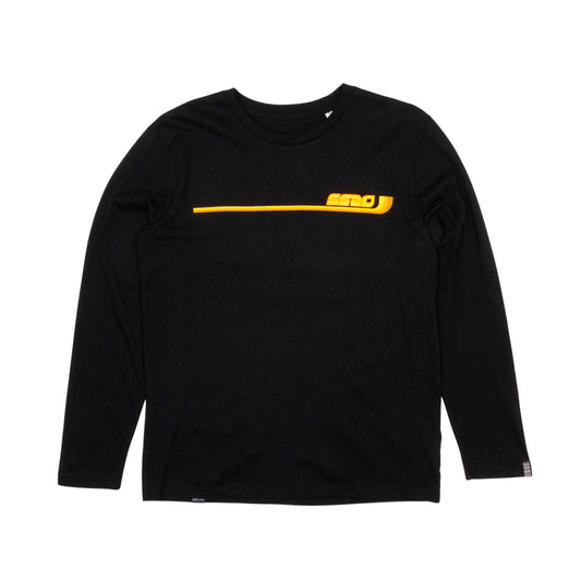 SS20 Three Lines Long Sleeve T-Shirt - Black