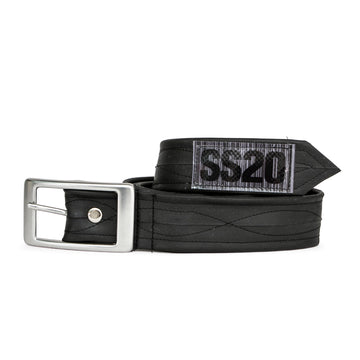 SS20 Barcode Recycled Belt - Black